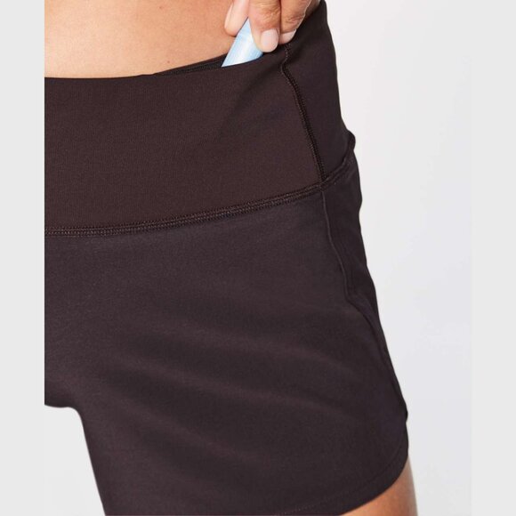 LULULEMON 'Run Times' Lined Shorts II Pelt Size 8 - Picture 4 of 8